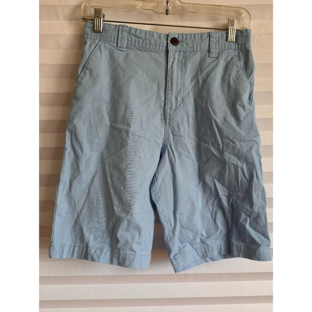 Wonder Nation Boys Baby Blue Bermuda Shorts Size 16 Kids Summer Casual
